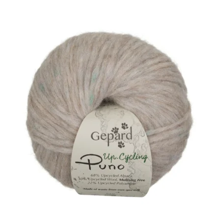 Gepard Puno - Up-Cycling 1832 Helles Beige mit Punkten