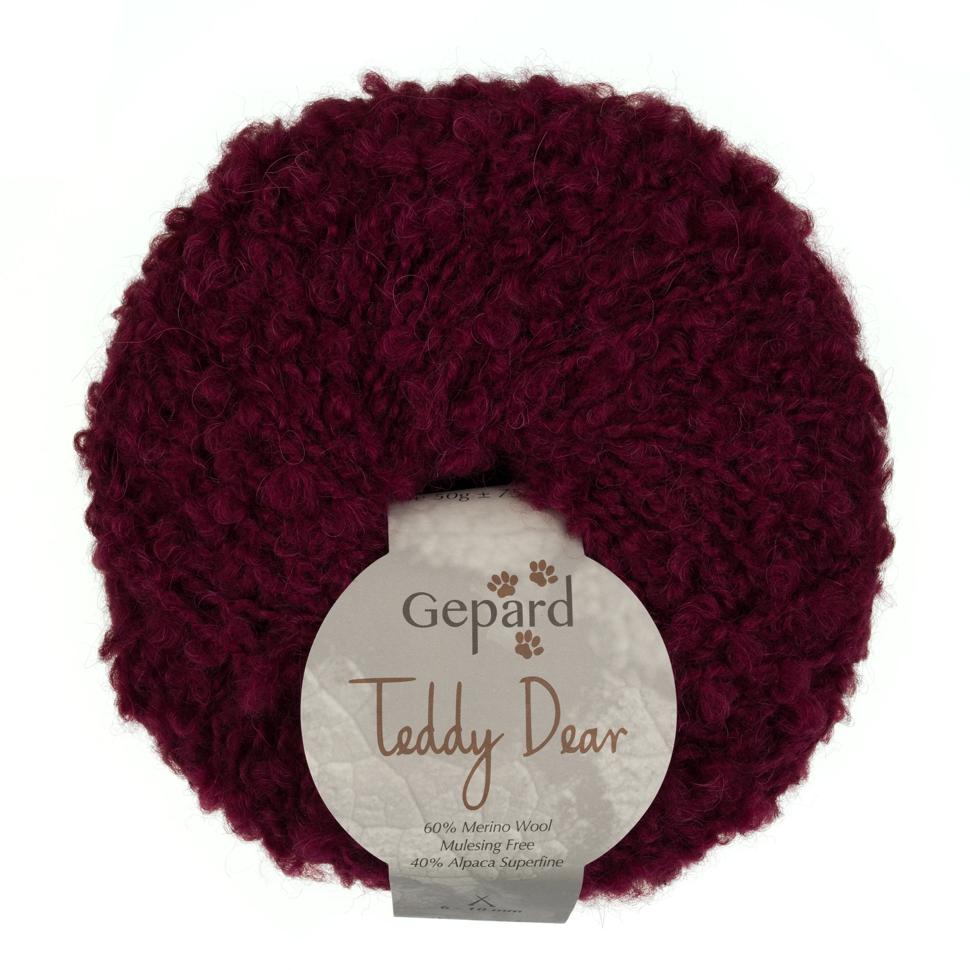 Gepard Teddy Dear - 470 Bordeaux