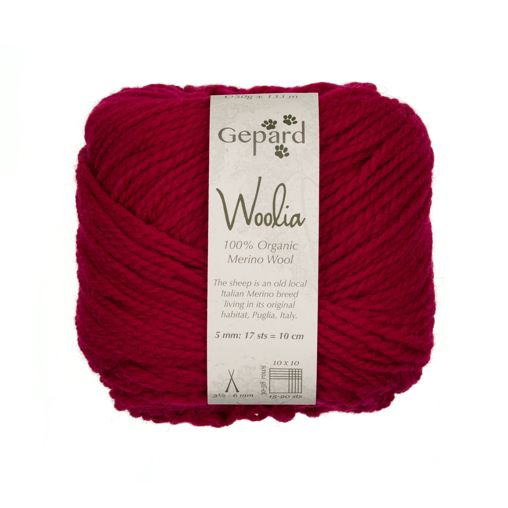 Gepard Woolia - 0450 Tiefes Himbeerrot