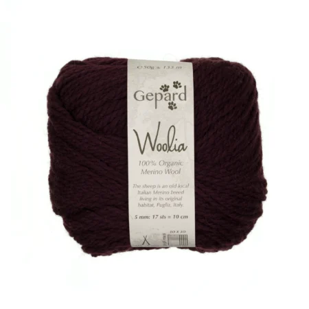 Gepard Woolia - 0480 Tiefes Bordeaux