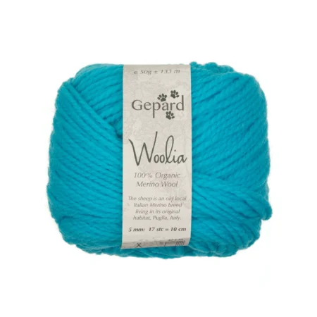 Gepard Woolia - 0728 Türkis leuchtend