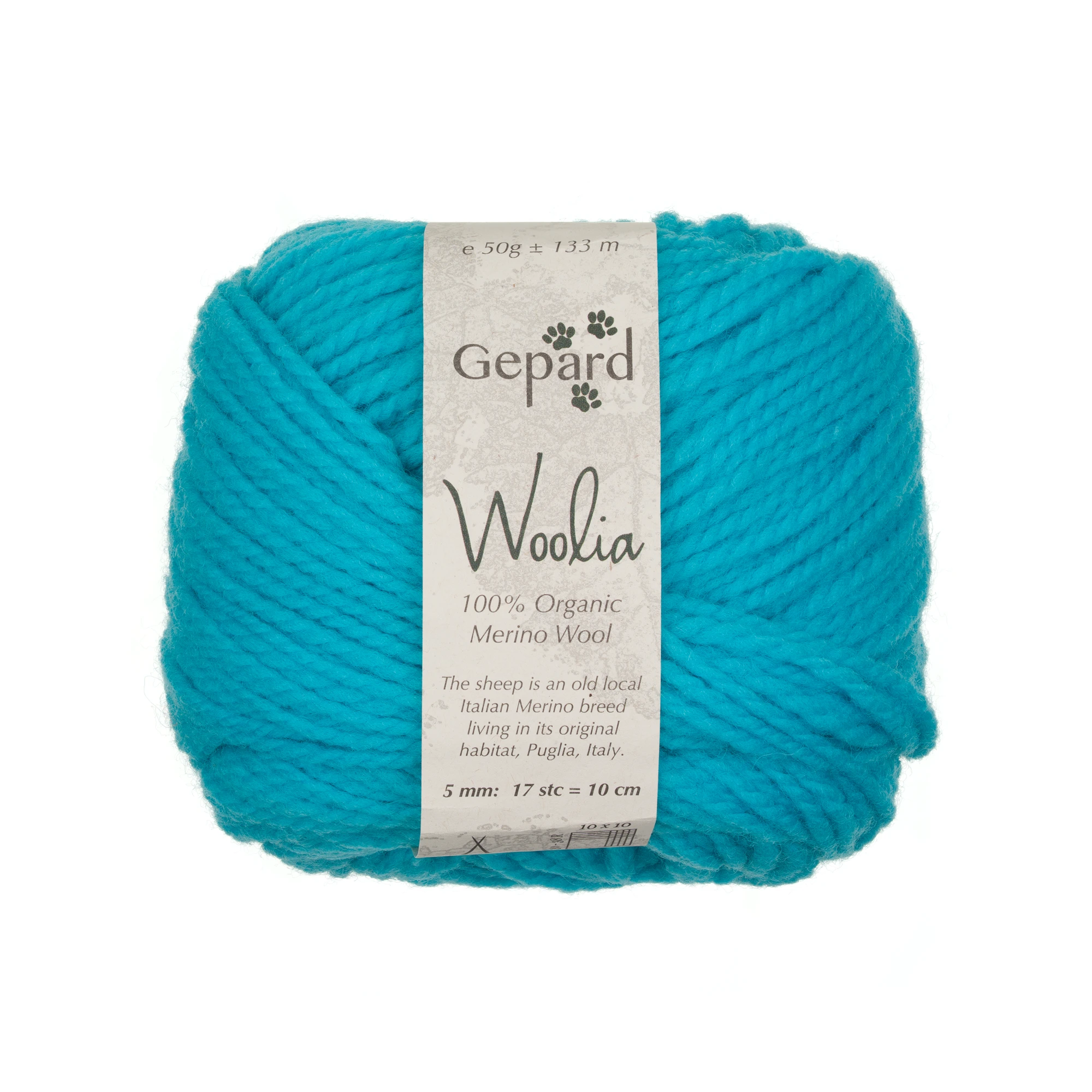 Gepard Woolia - 0728 Türkis leuchtend