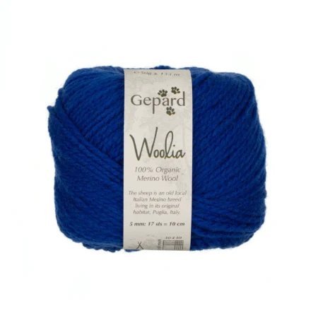 Gepard Woolia - 0754 Surf Blue Königsblau
