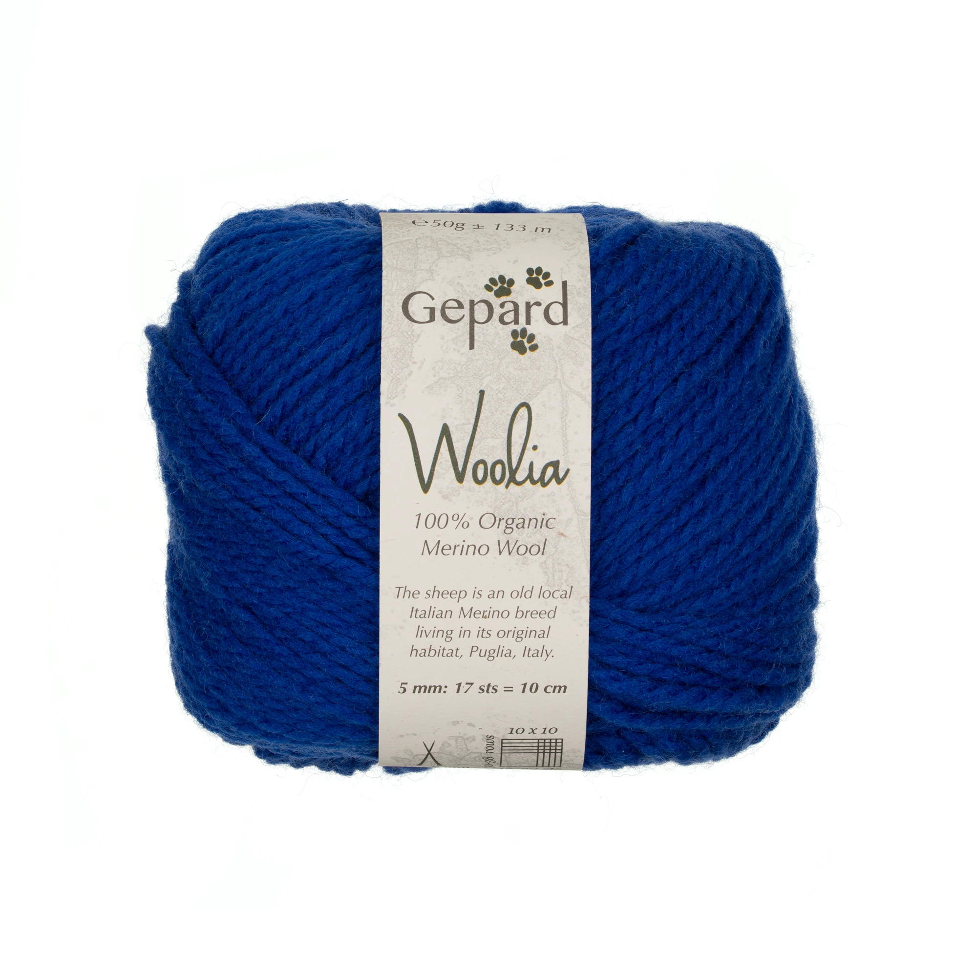 Gepard Woolia - 0754 Surf Blue Königsblau