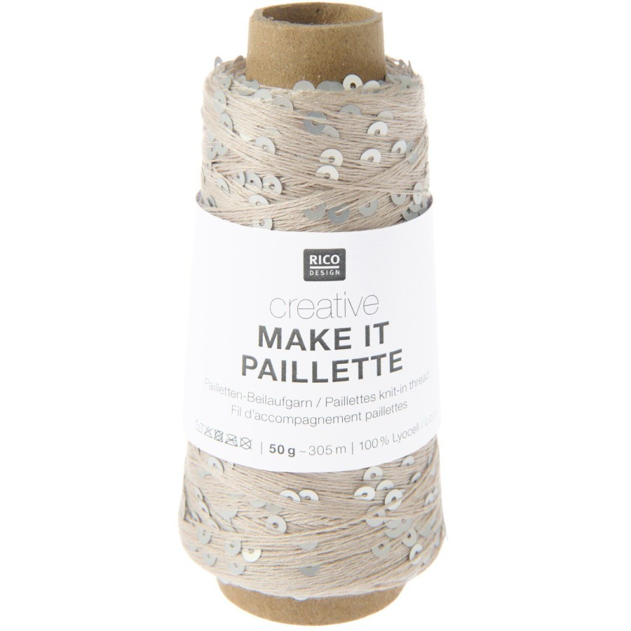 Rico Design Make it Paillette - 001 Beige