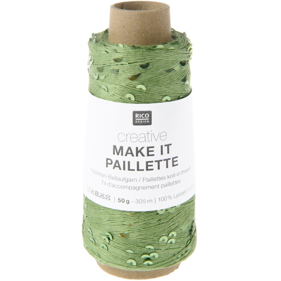 Rico Design Make it Paillette - 002 Grün Glanz