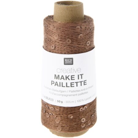 Rico Design Make it Paillette - 005 Braun Matt