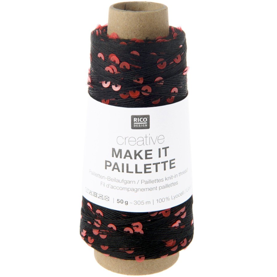 Rico Design Make it Paillette - 007 Rotes Auge