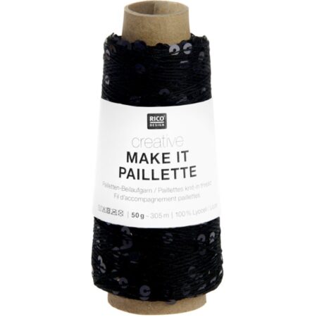 Rico Design Make it Paillette - 013 Schwarz