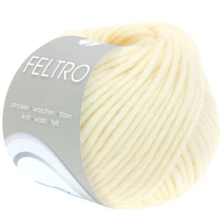 Lana Grossa Feltro - 001 Weiss