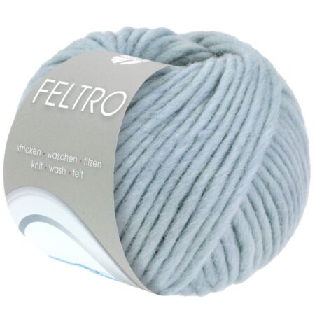 Lana Grossa Feltro - 128 Helles Graublau